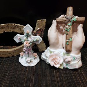 SOLD - Religious Vintage Decor Lot of 3